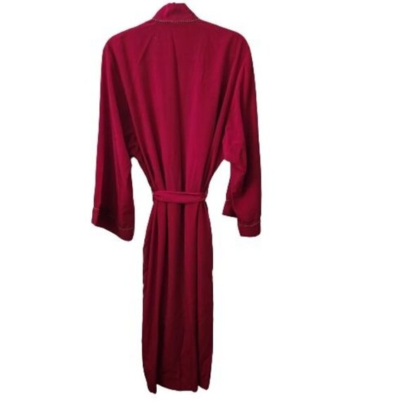 Natori ll Vintage Red Crested Robe Size S - Picture 2 of 7